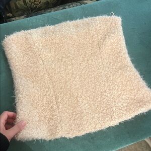 ZARA sherpa tube top✨